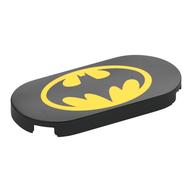Visuel indicatif Rebrickable de Tuile ronde 2 x 4 avec Batman symbole motif imprimé (Tile Round 2 x 4 with Batman Symbol Print)