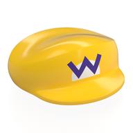 Figurine Nintendo, chapeau, grand avec motif imprimé Wario violet foncé (Nintendo Figure, Hat, Large with Dark Purple Wario Logo Print)
