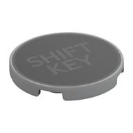 Visuel indicatif Rebrickable de Tuile ronde 3 x 3 avec 'SHIFT KEY' sur fond noir imprimé (Tile Round 3 x 3 with 'SHIFT KEY' on Black Background Print)