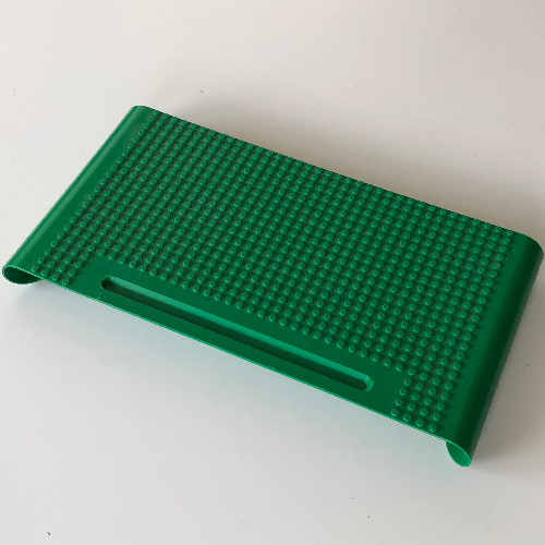 Visuel indicatif Rebrickable de Plaque de base 22 x 36 avec extrémités incurvées (Baseplate 22 x 36 with Curved Ends)