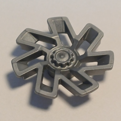 Visuel indicatif Rebrickable de Couvercle de roue 7 rayons gauches (Wheel Cover 7 Spoke Left)