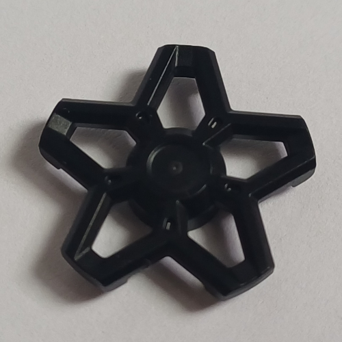 Visuel indicatif Rebrickable de Couvercle de roue à 5 rayons, sans jante (Wheel Cover 5 Spoke, No Rim)