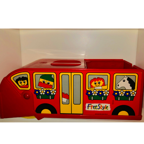 Brique Vac avec motif imprimé Freestyle Bus [Assemblage complet] (Brick Vac with Freestyle Bus Print [Complete Assembly])