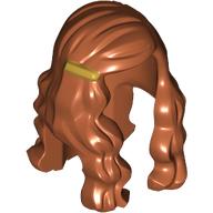 Cheveux longs Vague avec attache doré sur le côté droit (Hair Long Wave with Gold Clip on Right Side)