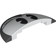 Visuel indicatif Rebrickable de Plat rond 5 x 10 x 1 2 / 3 demi-cercle courbé avec minnie souris visage motif imprimé (Dish Round 5 x 10 x 1 2 / 3 Half Circle Curved with Minnie Mouse Face Print)