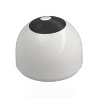 Visuel indicatif Rebrickable de Dôme 1 x 1 x 2/3 avec motif imprimé point noir (œil) (Dome 1 x 1 x 2/3 with Black Dot (Eye) Print)