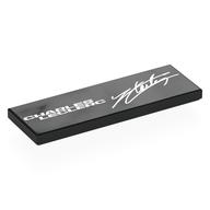 Visuel indicatif Rebrickable de Tuile 2 x 6 avec Blanc 'Charles Leclerc', Motif imprimé Signature (Tile 2 x 6 with White 'Charles Leclerc', Signature Print)