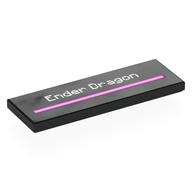 Visuel indicatif Rebrickable de Tuile 2 x 6 avec motif imprimé blanc 'Ender Dragon', rose vif/ligne magenta (Tile 2 x 6 with White 'Ender Dragon', Bright Pink/Magenta Line Print)