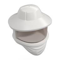 Masque / chapeau, apiculteur avec motif de visière transparent-brun (Mask / Hat, Beekeeper with Trans-Brown Visor Pattern)