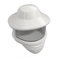 Masque / Chapeau, Apiculteur avec Visière transparent-Noir (Mask / Hat, Beekeeper with Trans-Black Visor Pattern)
