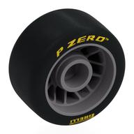 Visuel indicatif Rebrickable de Jante de roue 24 x 13,4 avec pneu slick noir [caoutchouc souple] avec motif imprimé jaune 'PIRELLI P ZERO' (Wheel Rim 24 x 13.4 with Black Slick Tyre [Soft Rubber] with Yellow 'PIRELLI P ZERO' Print)