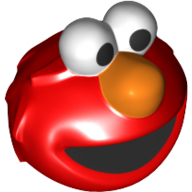 Tête de minifigurine Spécial (Elmo) (Minifig Head Special (Elmo))