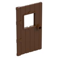 Visuel indicatif Rebrickable de Porte 1 x 4 x 6 avec fenêtre, structure en bois, poignée de fenêtre libre (Door 1 x 4 x 6 with Window, Wood Structure, Loose Window Hold)
