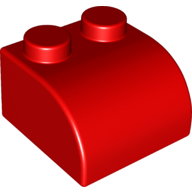 Visuel indicatif Rebrickable de Brique Douce courbe 2 x 2 (Brick Soft Curved 2 x 2)