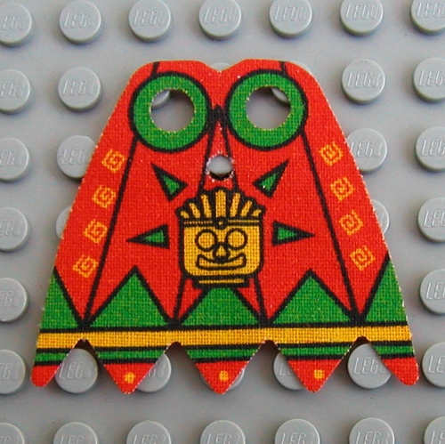 Cape de cou, 5 Points avec motif imprimé maya (Neckwear Cape, 5 Points with Mayan Print)