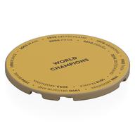Visuel indicatif Rebrickable de Carreau rond 6 x 6 avec 'WORLD CHAMPIONS', pays motif imprimé (Tile Round 6 x 6 with 'WORLD CHAMPIONS', Countries Print)