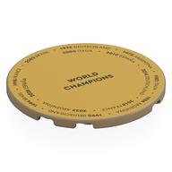 Visuel indicatif Rebrickable de Carreau rond 6 x 6 avec 'WORLD CHAMPIONS', pays motif imprimé (Tile Round 6 x 6 with 'WORLD CHAMPIONS', Countries Print)