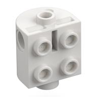 Brique ronde Moitié 2 x 2 x 2 avec 4 tenons sur le côté avec R2-D2 (Brick Round Half 2 x 2 x 2 with 4 Studs on Side with R2-D2 Body Print)