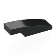 Visuel indicatif Rebrickable de Brique courbée 3 x 1 x 2/3 (Brick Curved 3 x 1 x 2/3)