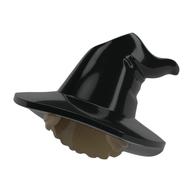 Visuel indicatif Rebrickable de Cheveux et chapeau, chapeau de sorcière disquette, cheveux courts, motif beige foncé (Hair and Hat, Floppy Witch Hat, Short Hair, Dark Tan Pattern)
