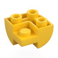 Visuel indicatif Rebrickable de Brique courbe inversée 2 x 2 x 1, coin (Brick Curved Inverted 2 x 2 x 1, Corner)