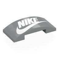 Visuel indicatif Rebrickable de Brique courbée 4 x 2 double avec motif imprimé logo blanc NIKE (Brick Curved 4 x 2 Double with White NIKE Logo Print)