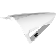 Visuel indicatif Rebrickable de Pare-brise, incurvé avec des bords blancs motif imprimé (autocollant) (Windscreen, Curved with White Edges Print (Sticker))