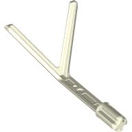 Visuel indicatif Rebrickable de Antenne 4 x 2 x 2 avec 2 griffes, axe (Antenna 4 x 2 x 2 with 2 Prongs, Axle)