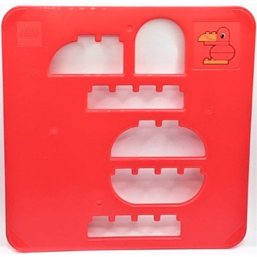 Visuel indicatif Rebrickable de Duplo modèle de tri - oiseau (Duplo Sorting Template - Bird)