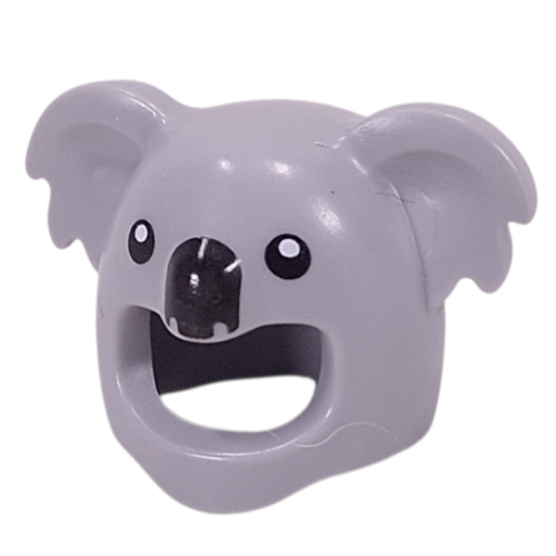 Costume / Masque, Koala aux yeux noirs, Motif imprimé nez (Costume / Mask, Koala with Black Eyes, Nose Print)