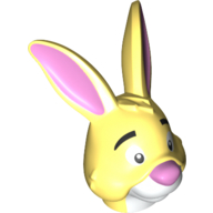 Tête de minifigurine Spécial, Lapin (Minifig Head Special, Rabbit)