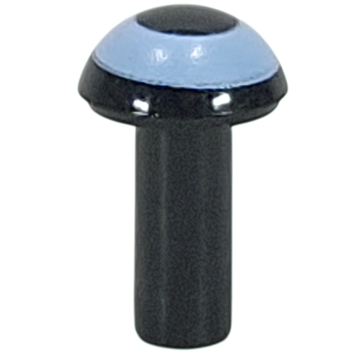 Visuel indicatif Rebrickable de Barre 1l avec extrémité arrondie avec motif imprimé œil bleu moyen (Bar 1L with Rounded End with Medium Blue Eye Print)