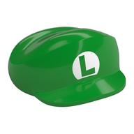 Figurine Nintendo, Chapeau, grand, avec logo Luigi imprimé (Nintendo Figure, Hat, Large, with Luigi Logo Print)