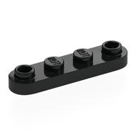 Visuel indicatif Rebrickable de Plaque spéciale 1 x 4 Arrondi avec 2 ouvert tenons (Plate Special 1 x 4 Rounded with 2 Open Studs)
