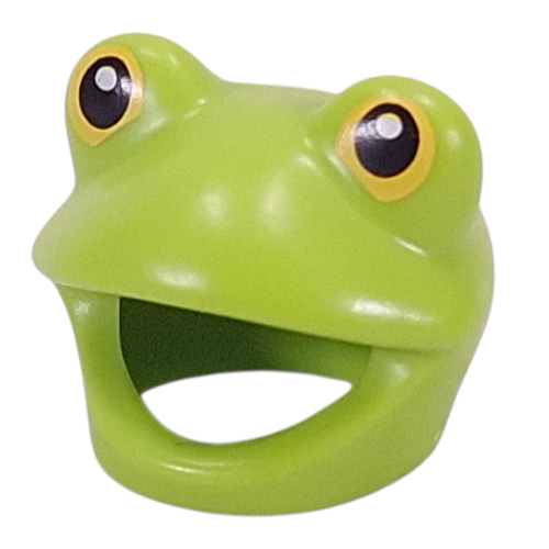 Costume / Masque, Grenouille aux yeux noirs (Costume / Mask, Frog with Black Eyes)