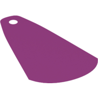 Cape, longue étroite, arrondie avec côté irisé (Neckwear Cape, Long Narrow, Rounded with Iridescent Side)