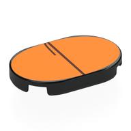 Visuel indicatif Rebrickable de Tuile ronde Motif imprimé 2 x 3 avec surface orange (œil fermé) (Tile Round 2 x 3 with Orange Surface (Closed Eye) Print)