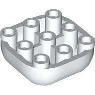 Visuel indicatif Rebrickable de Brique ronde, courbe inversée 3 x 3 (Brick Round, Curved Inverted 3 x 3)