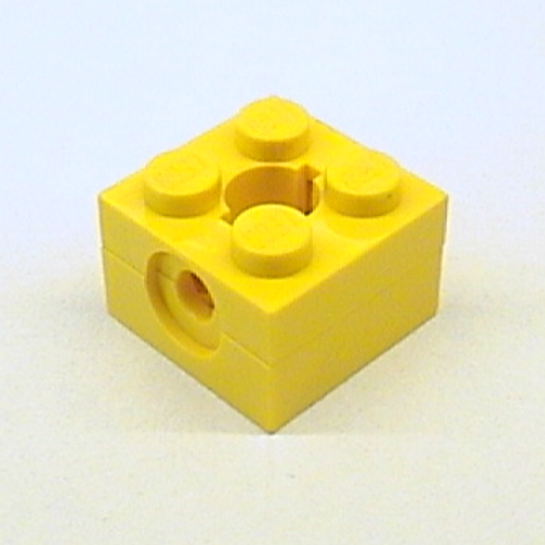 Visuel indicatif Rebrickable de Support de bras brique 2 x 2 avec trou (Arm Holder Brick 2 x 2 with Hole)