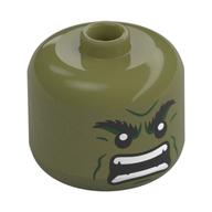 Bigfig tête Hulk, cri de colère motif imprimé (Bigfig Head Hulk, Angry Scream Print)