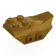 Visuel indicatif Rebrickable de Brique Spécial 2 x 5 avec brique inclinée, tenons sur le côté (Brick Special 2 x 5 with Slope, Studs on Side)
