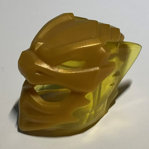 Visuel indicatif Rebrickable de Wrap / Masque avec motif cristaux transparent-jaunes marbrés (Wrap / Mask with Marbled Trans-Yellow Crystals Pattern)