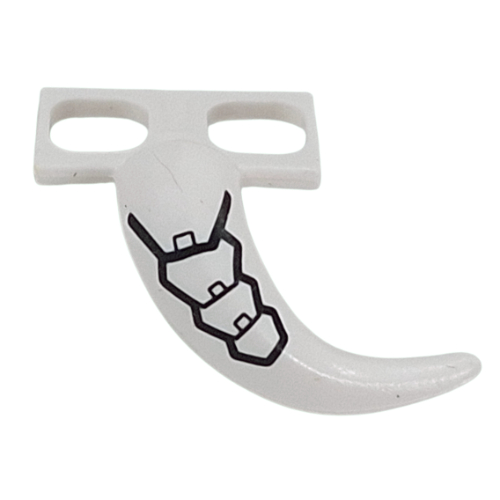 Costume de queue courte minifigurine accessoire de taille avec écailles en métal/plaquage d'armure motif imprimé (Minifig Hipwear Short Tail Costume with Metal Scales/Armor Plating Print)