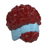 Visuel indicatif Rebrickable de Cheveux enroulés, attachés avec ruban, motif azur moyen (Hair Coiled, Tied Up with Ribbon, Medium Azure Pattern)