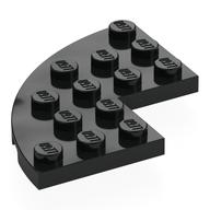 Visuel indicatif Rebrickable de Plaque ronde coin 5 x 5 avec 2 x 2 découpe (Plate Round Corner 5 x 5 with 2 x 2 Cutout)