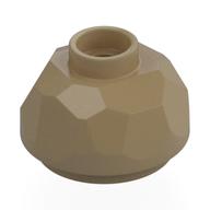 Visuel indicatif Rebrickable de Rocher 2 x 2 x 1, fond (Rock Boulder 2 x 2 x 1, Bottom)