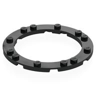 Visuel indicatif Rebrickable de Plaque 8 x 8 rondes avec 6 x 6 rondes Découpe (Plate 8 x 8 Round with 6 x 6 Round Cutout)