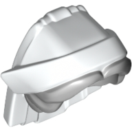 Visuel indicatif Rebrickable de Cheveux et chapeau, chapeau d'infirmière avec long dos, motif de cheveux gris bleuté clair (Hair and Hat, Nurse Hat with Long Back, Light Bluish Gray Hair Pattern)