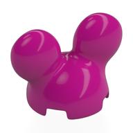 Visuel indicatif Rebrickable de Brique ronde, 2 x 2 x 2 avec oreilles de souris mickey (Brick Round, 2 x 2 x 2 with Mickey Mouse Ears)