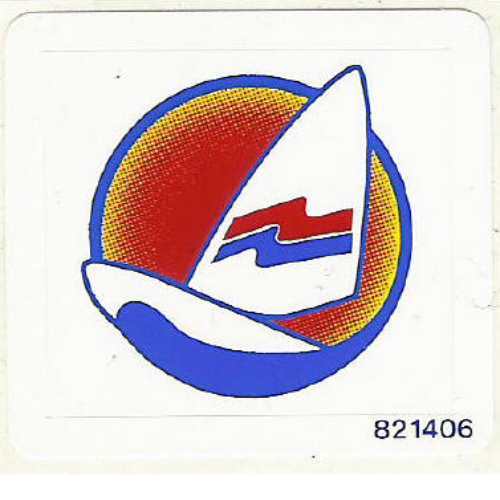 Visuel indicatif Rebrickable de Feuille d’autocollants pour le set 6595-1 (Sticker Sheet for Set 6595-1)